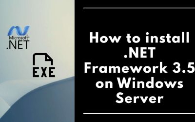 How to install .NET Framework 3.5 on Windows Server