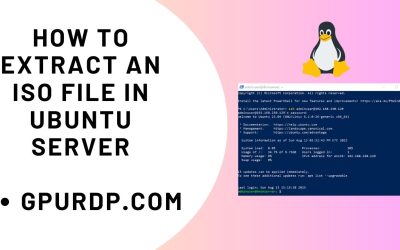 How to Extract an ISO File in Ubuntu Server