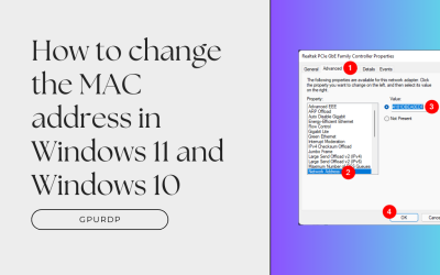How to change the MAC address in Windows 11 and Windows 10