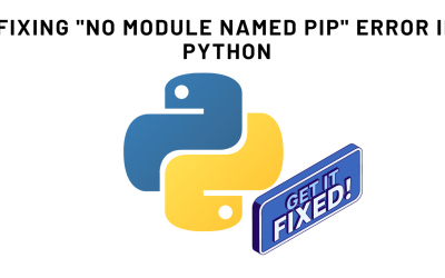 Fixing “No module named pip” Error in Python