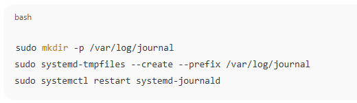 Persistent Logs