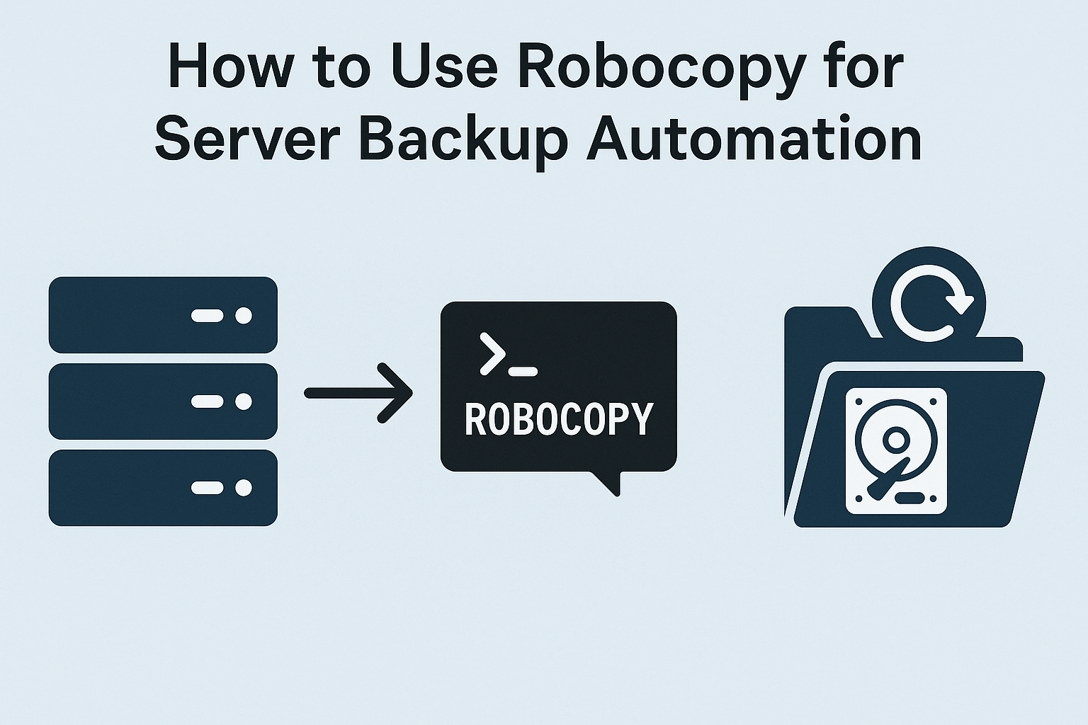 How to Use Robocopy for Server Backup Automation